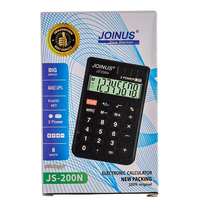 ماشین حساب 8 رقم جیبی جوینوس مدل JS-200N (2)