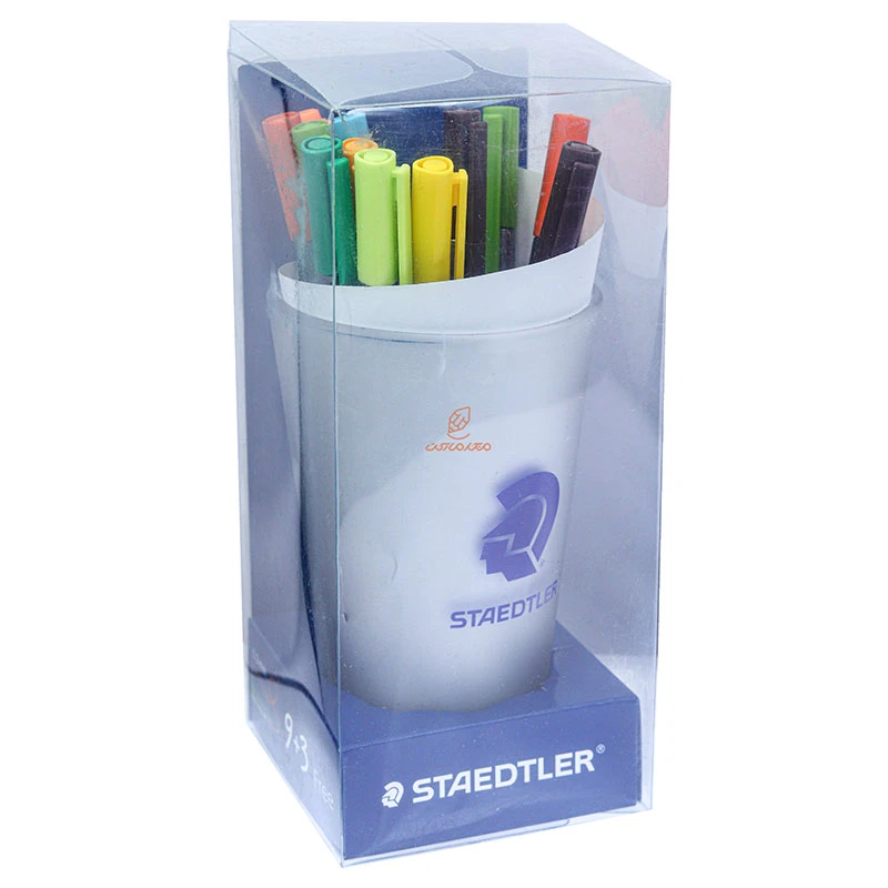 روان نویس 12 عددی لیوانی استدلر مدل triplus fineliner (2)
