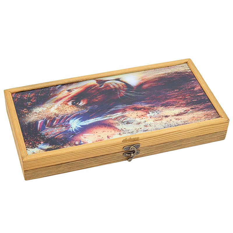 تخته نرد صادراتی طرح سرخ پوست