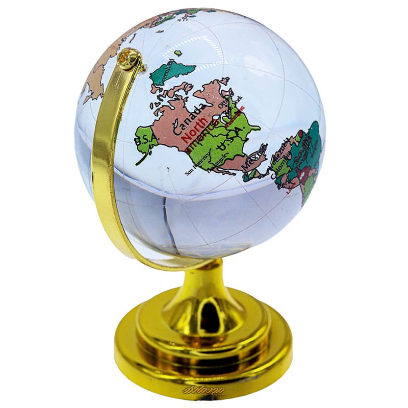 کره جغرافیا کریستالی سایز 3 (2)