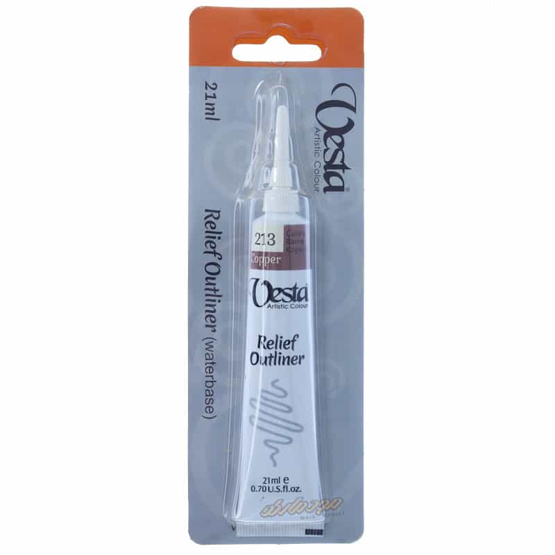 خمیر دورگیر شیشه کد 213 Copper وستا VESTA