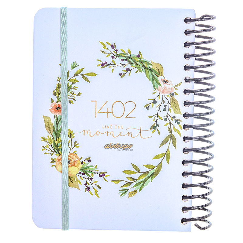 سالنامه 1402 پالتویی طرح تاج گل دات نوت