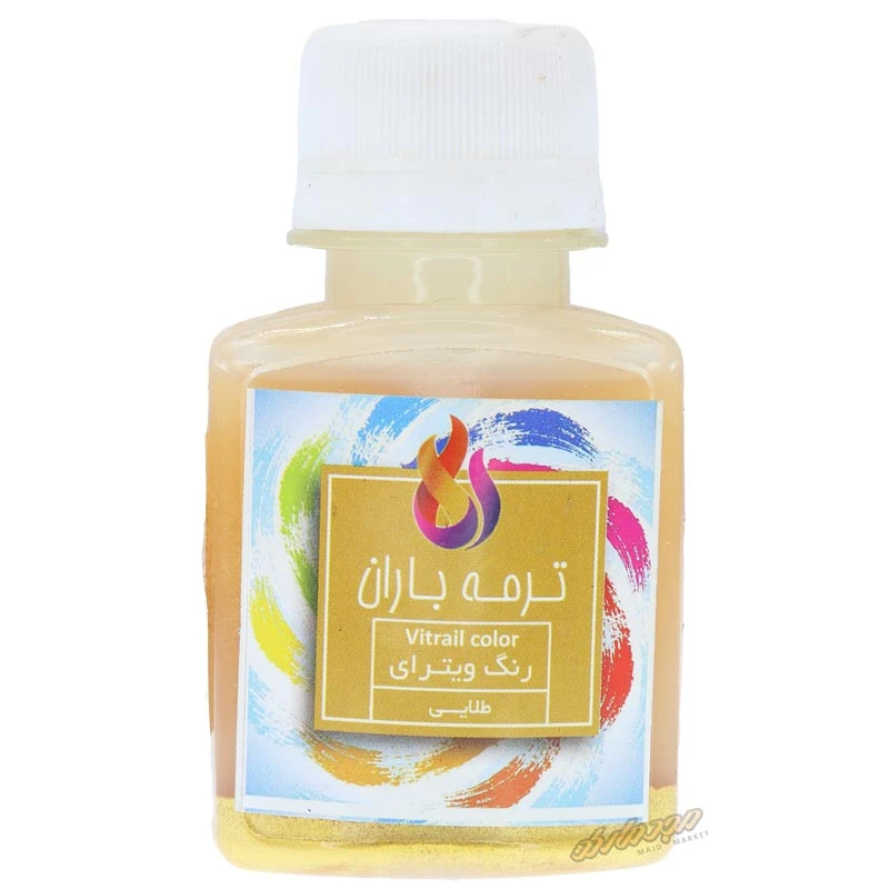 رنگ ویترای (شیشه) طلایی ترمه باران (1)