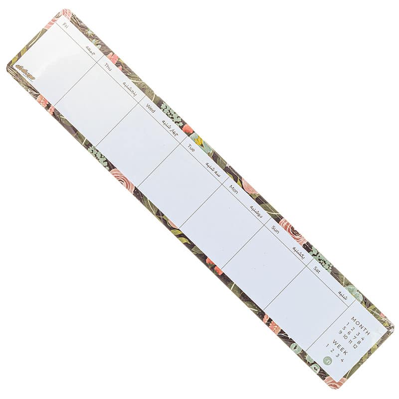 نوت پد هفتگی طرح طبیعت سبز دات نوت