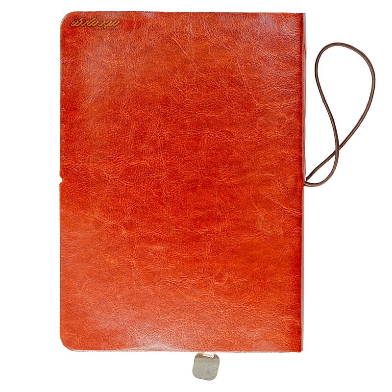 سالنامه (سررسید) 1402 قهوه ای تیره طرح ترمو جلد نرم ایلیا 213 (1)