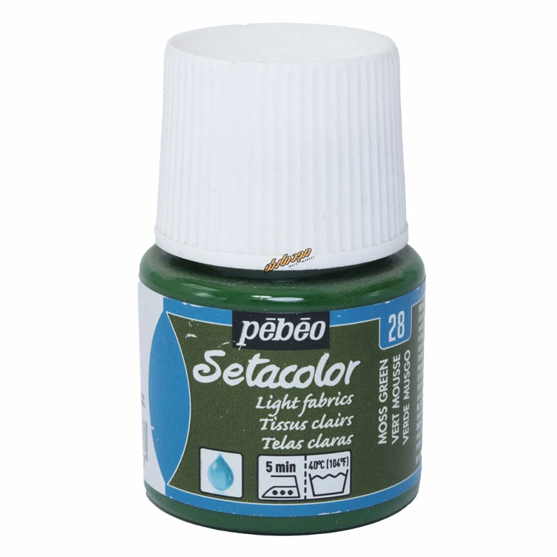 رنگ پارچه ترنسپرنت سبز 28 (MOSS GREEN) ستا کالر پ ب او PEBEO (2)