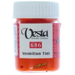 گواش نارنجی تیره (Vermilion Tint) کد 686 وستا (2)