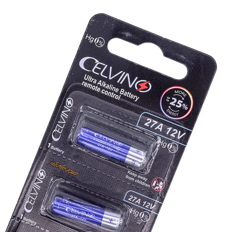 باتری ریموتی 12 ولت آلکالاین کلوینو CELVINO 27A (1)