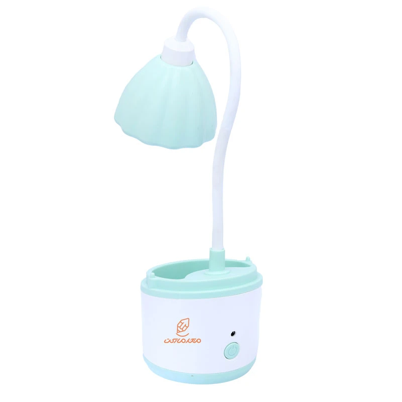 چراغ مطالعه رومیزی طرح گلدانی سفید سبز CS293 (3)