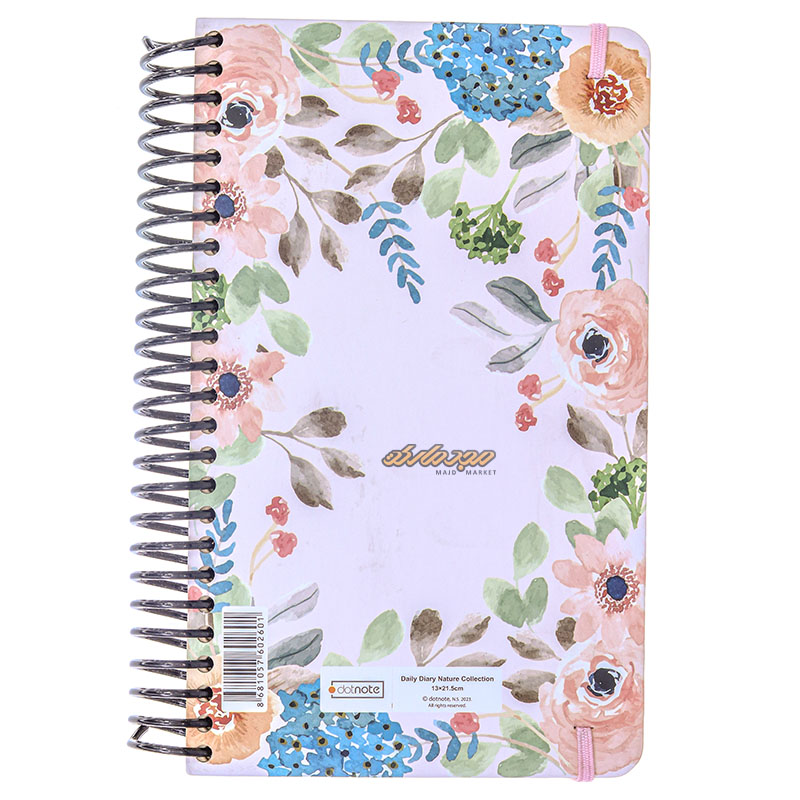 سالنامه 1402 اروپایی طرح طبیعت سفید دات نوت (2)