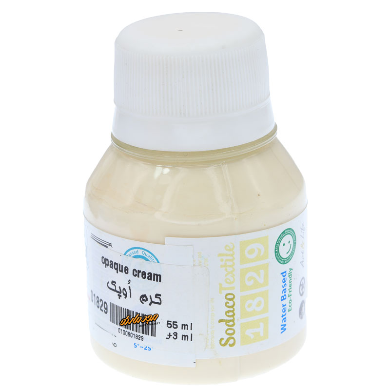 رنگ پارچه اوپک کرم 1829 (CREAM) سوداکو SODACO (1)