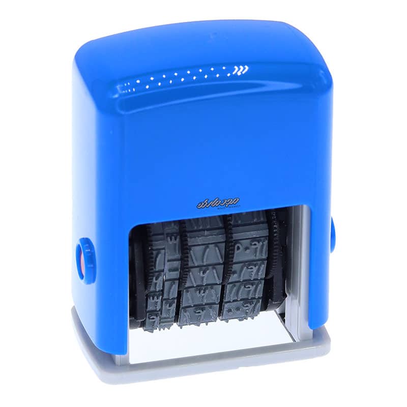 دستگاه مهر تاریخ زن شاینی آبی مدل S-300 (4)