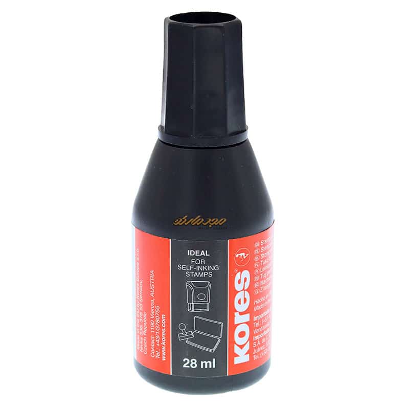 جوهر استامپ مشکی روغنی KORES (2)