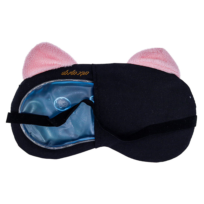 چشم بند فانتزی کمپرس دار طرح گربه گلبهی (1)