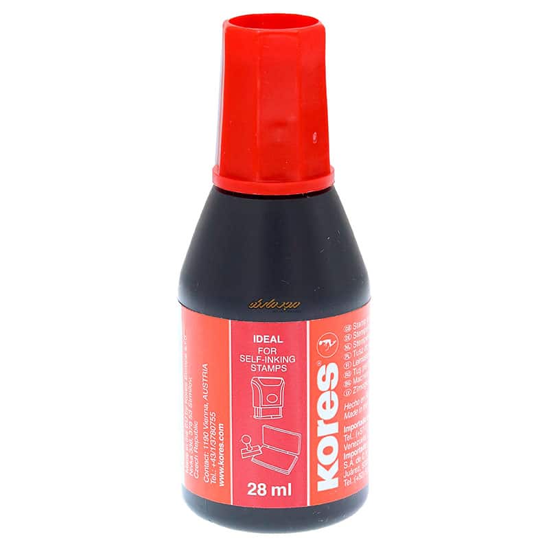 جوهر استامپ قرمز روغنی KORES کورس