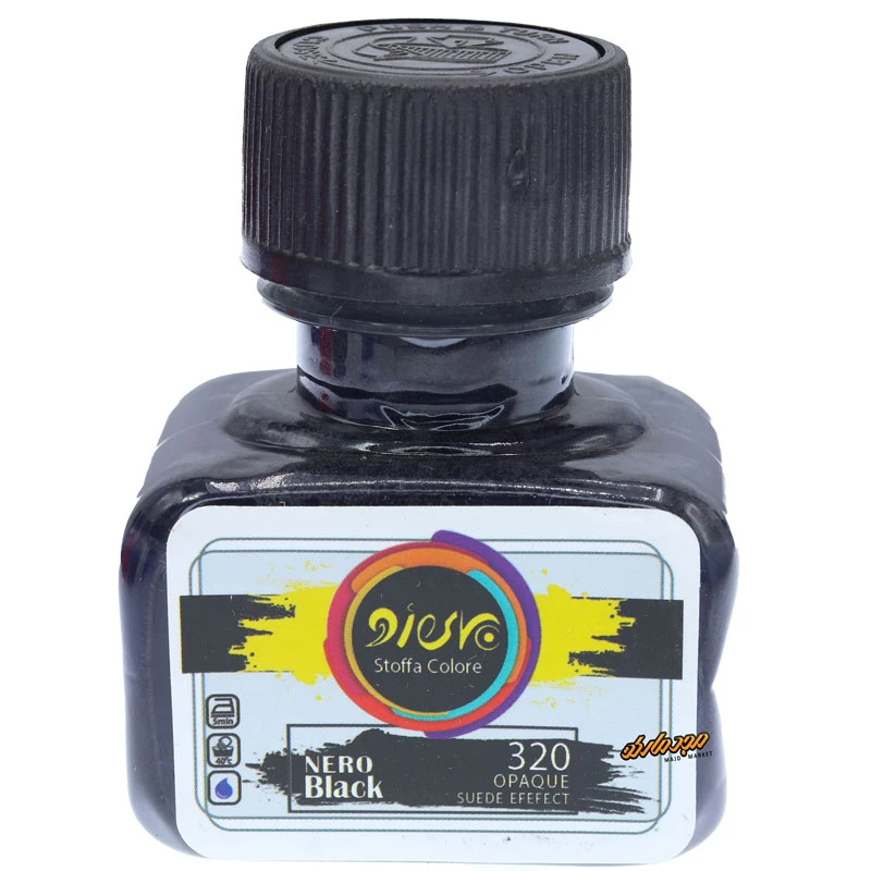 رنگ پارچه اوپک جیر مشکی 320 (BLACK) پیرو (1)