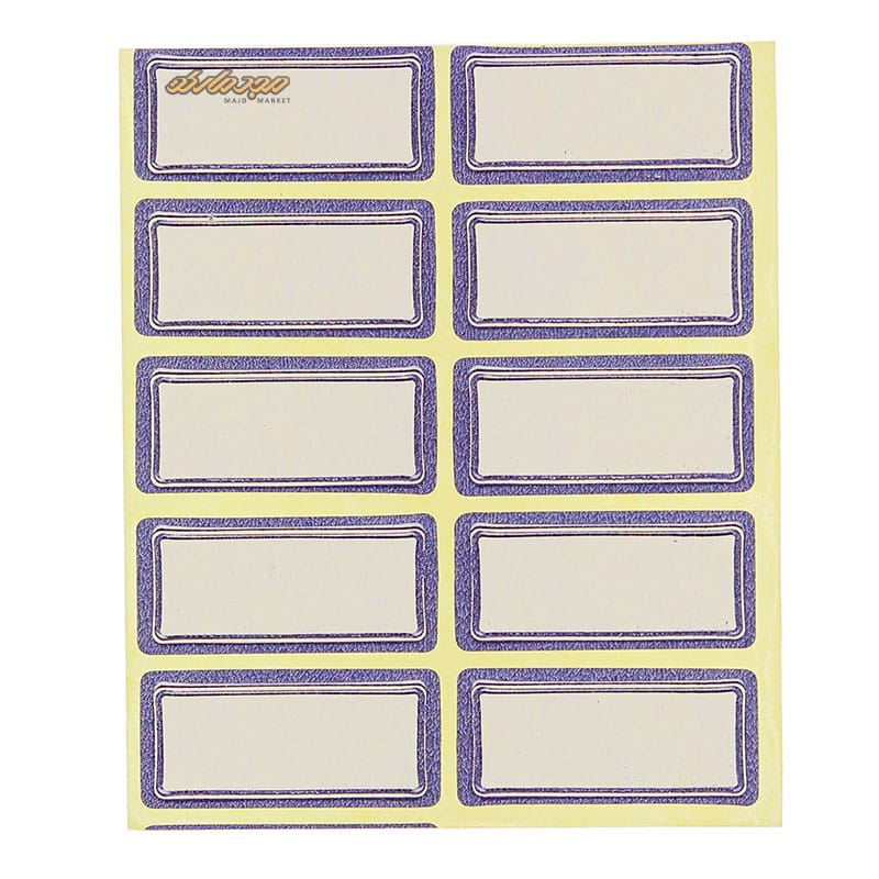 لیبل 39*18 میلی متری دورآبی