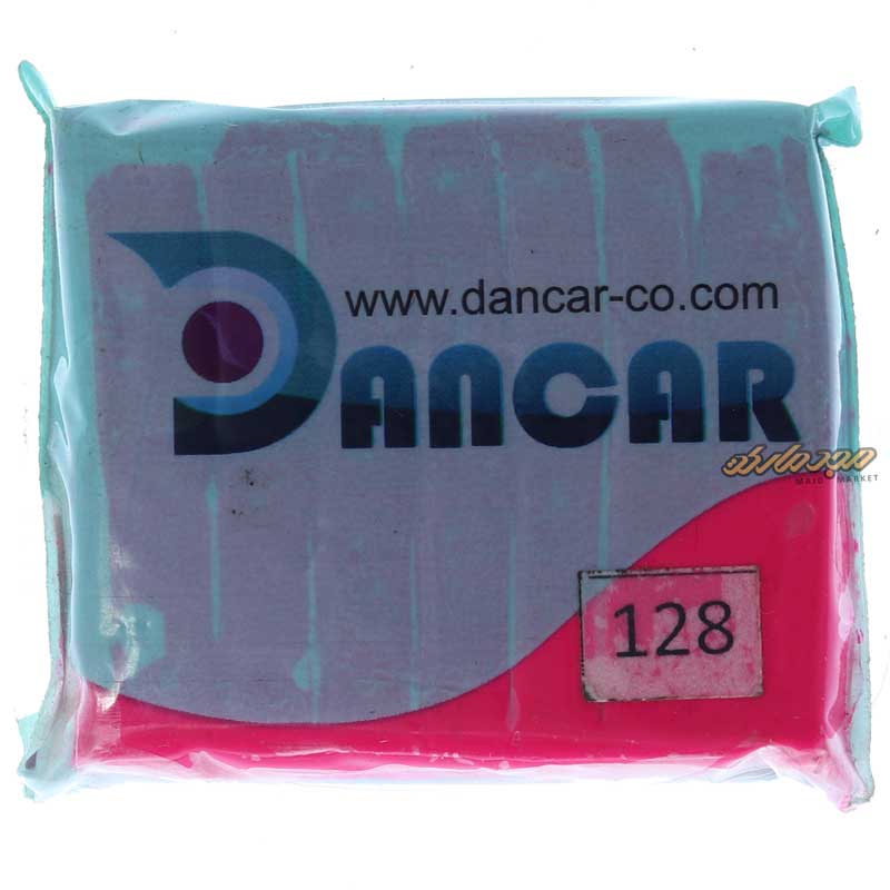 خمیر فیمو پلیمری حرارتی سرخابی کد 128 دانکار