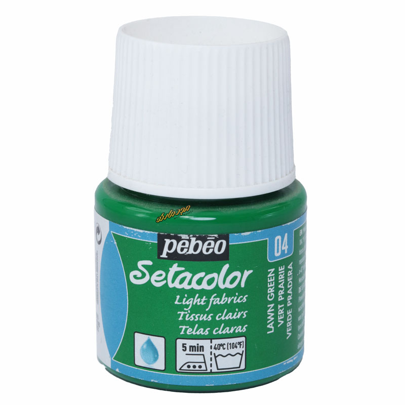 رنگ پارچه ترنسپرنت سبز 04 (LAWN GREEN) ستا کالر پ ب او PEBEO