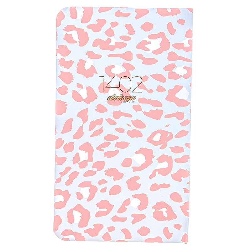 سالنامه 1402 جیبی طرح پلنگی صورتی دات نوت (3)