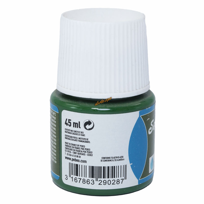 رنگ پارچه ترنسپرنت سبز 28 (MOSS GREEN) ستا کالر پ ب او PEBEO (1)