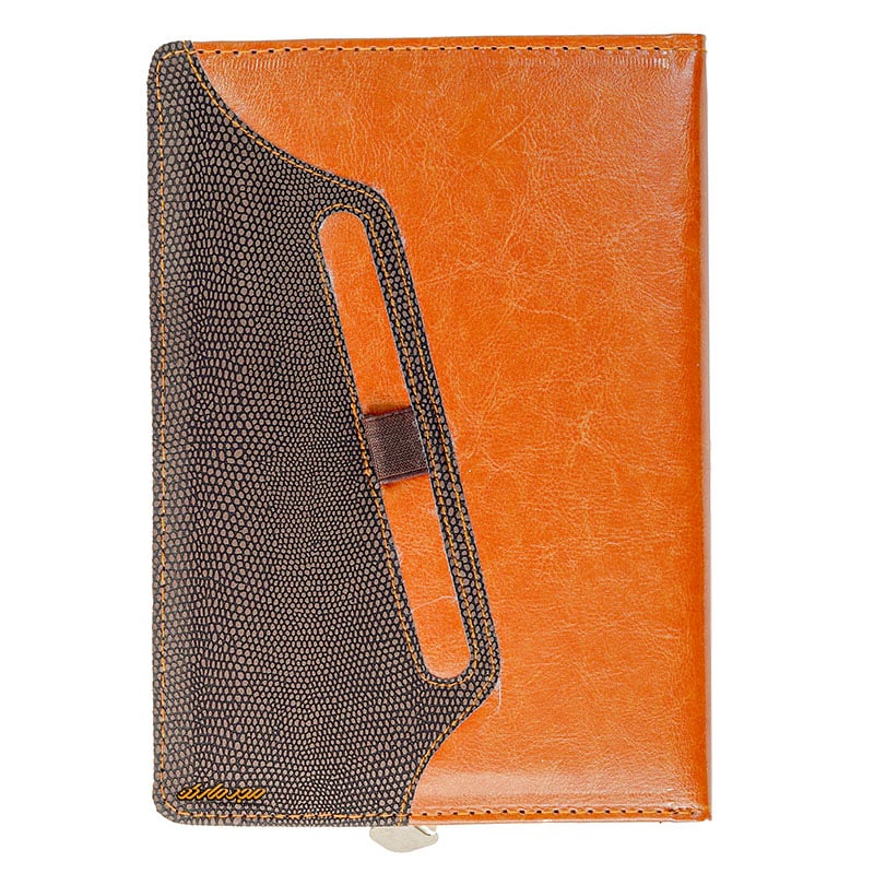 سالنامه (سررسید) 1402 عسلی طرح ترمو جلد سخت ایلیا 235