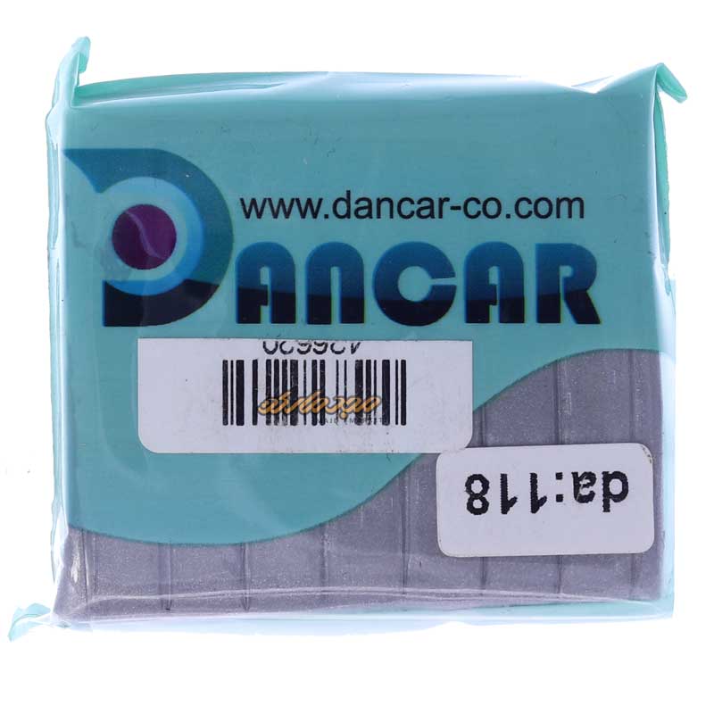خمیر فیمو پلیمری حرارتی نقره ای متالیک کد 118 دانکار