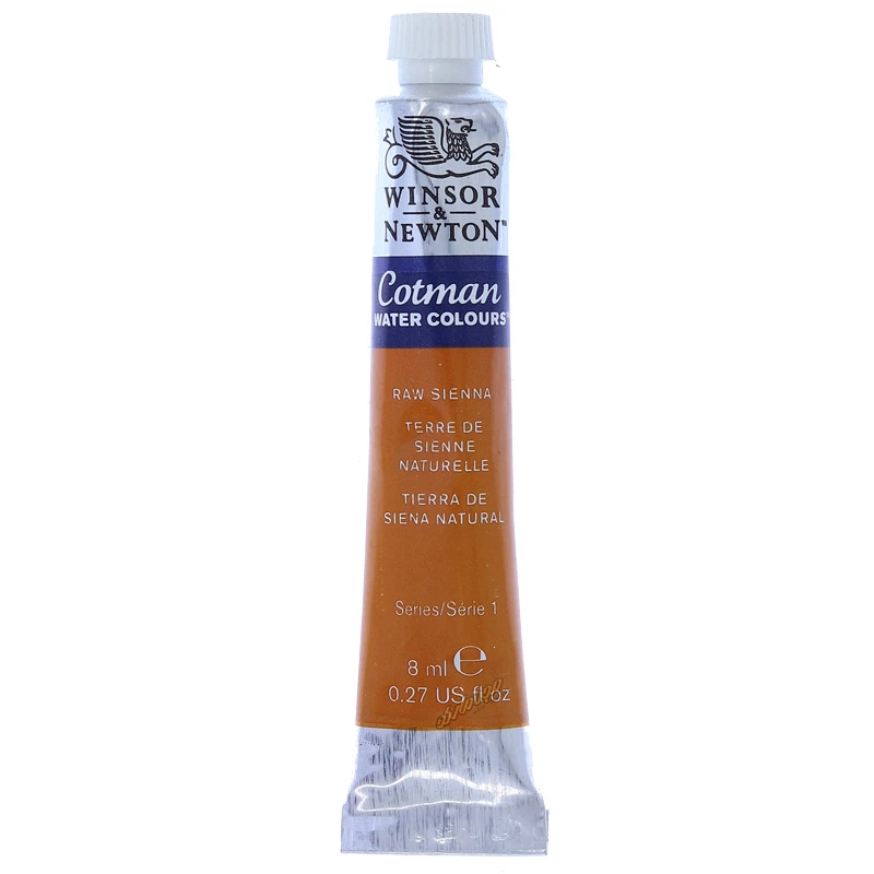 آبرنگ قهوه ای (Raw Sienna) کد 552 وینزور WINSOR (2)