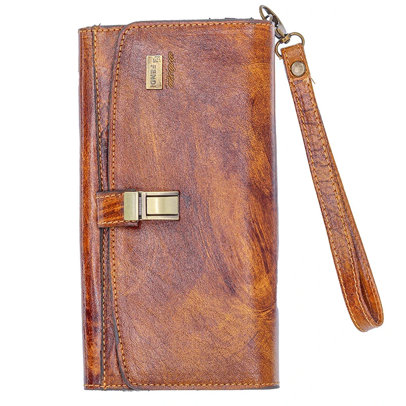 کیف چرم مدیران دسته رنگی قهوه ای FENDI (3)