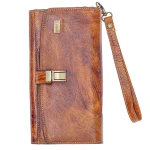کیف چرم مدیران دسته رنگی قهوه ای FENDI (3)