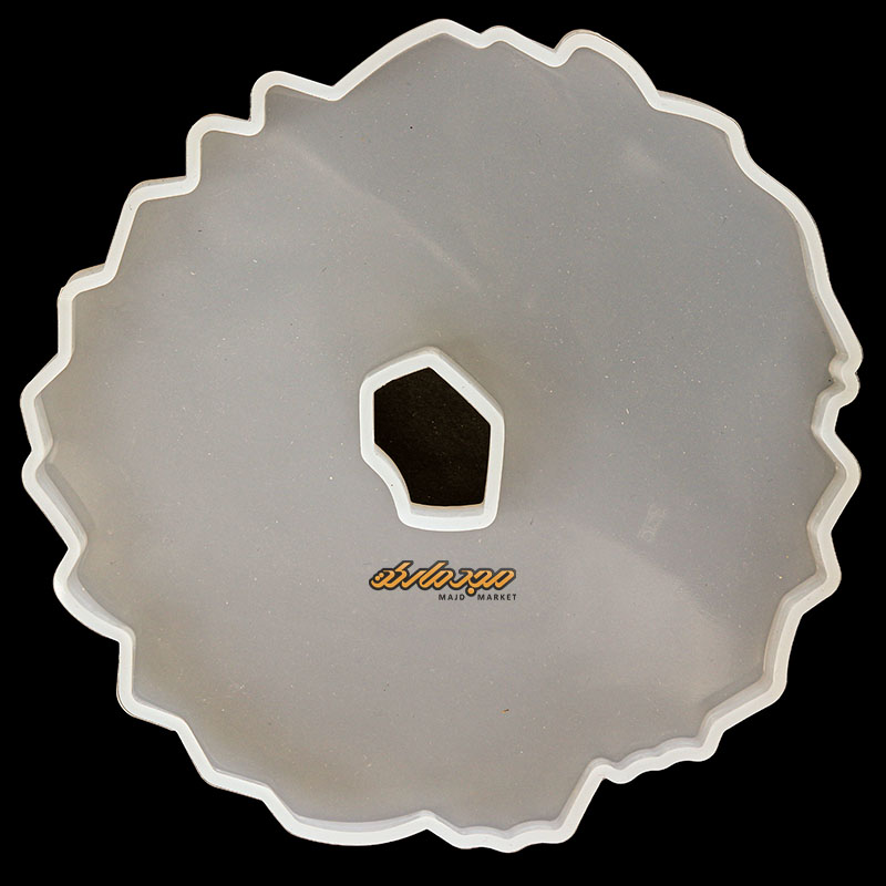 قالب سیلیکونی زیر لیوانی ژئود حفره دار