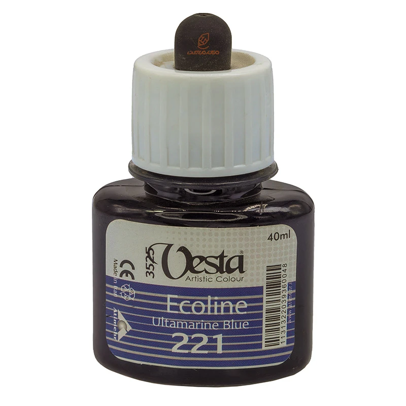 اکولین آبی سیر (Ultamarine Blue) کد 221 وستا VESTA