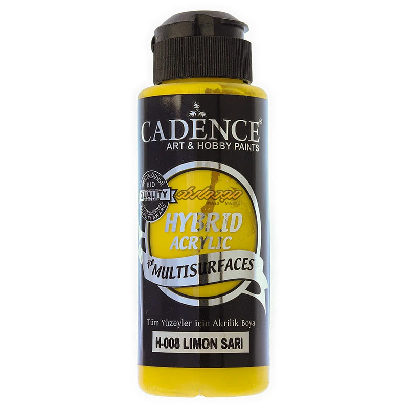 رنگ مولتی سورفیس LEMON YELLOW کد H008 کادنس (2)