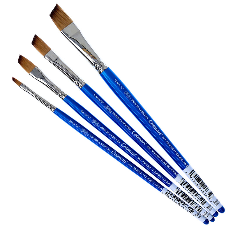 قلم مو سرکج دسته کوتاه سری 667 کاتمن وینزور