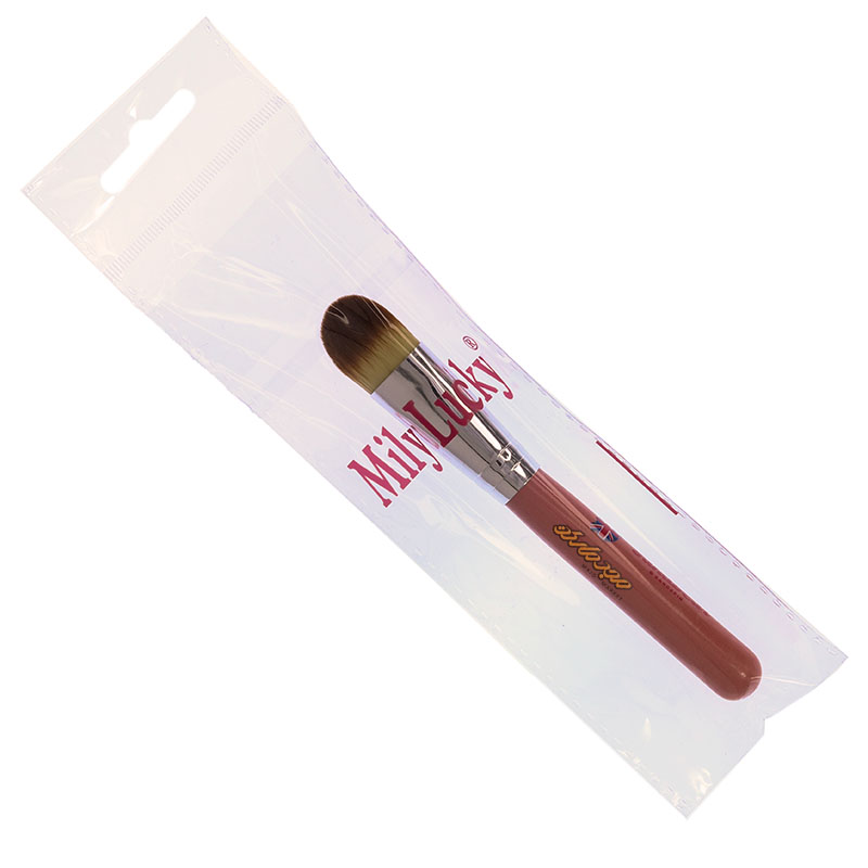 قلم مو براش دسته کوتاه صورتی زبان گربه میلی لوکی (1)