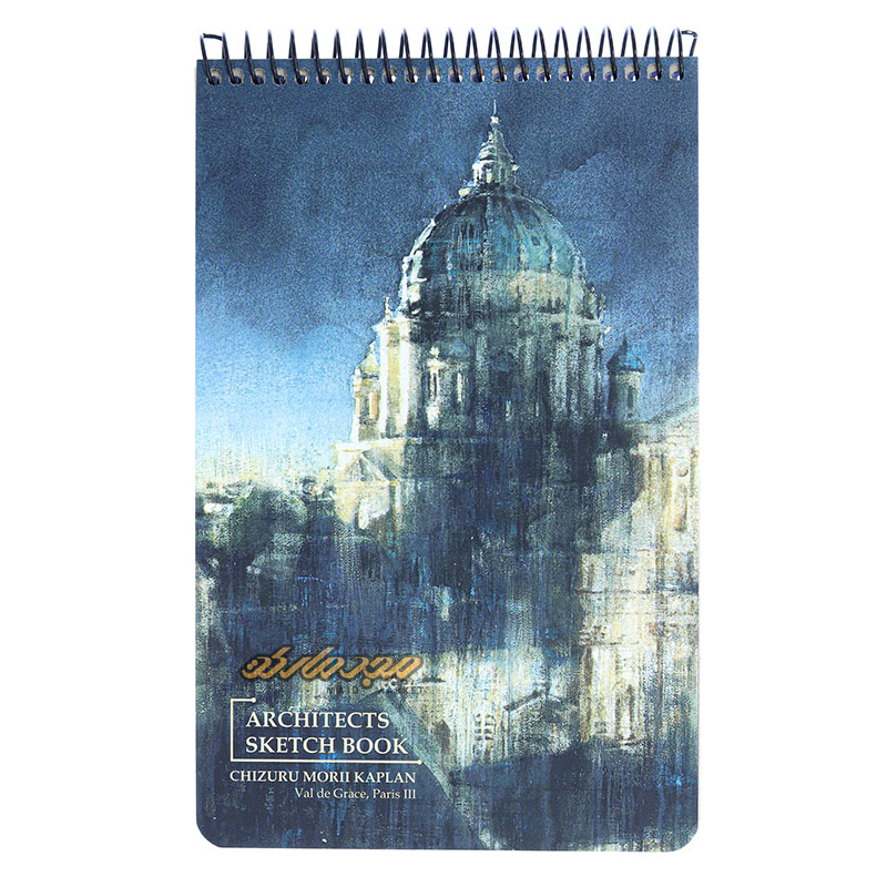 دفتر طراحی معماری 50 برگ 120 گرم A5 طرح 104 لاین نوت