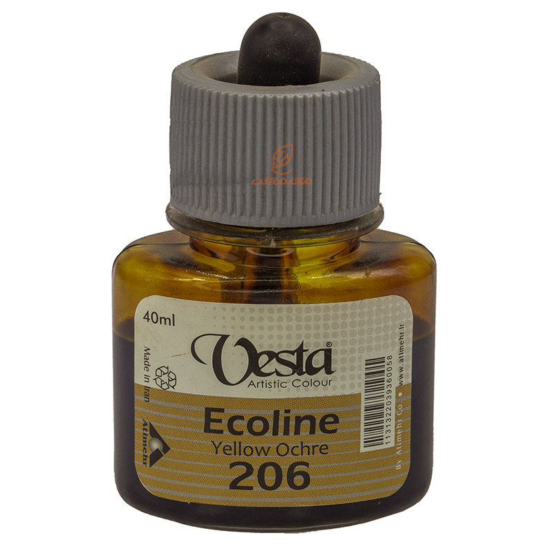 اکولین زرد اکر (Yellow Ochre) کد 206 وستا VESTA