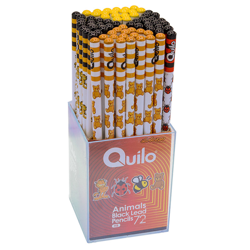 مداد مشکی 72 عددی کویلو طرح ANIMALS (6)