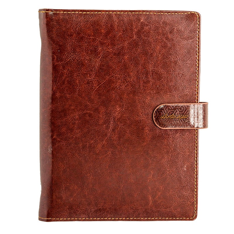 سالنامه (سررسید) 1402 کلاسوری ترمواکتیو قهوه ای تیره کد241 پاسارگاد