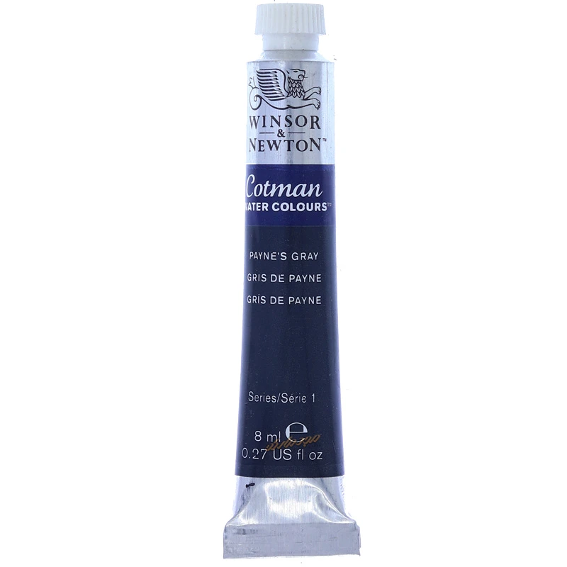 آبرنگ تیوپی خاکستری (Payne's Gray) کد 465 وینزور WINSOR (2)