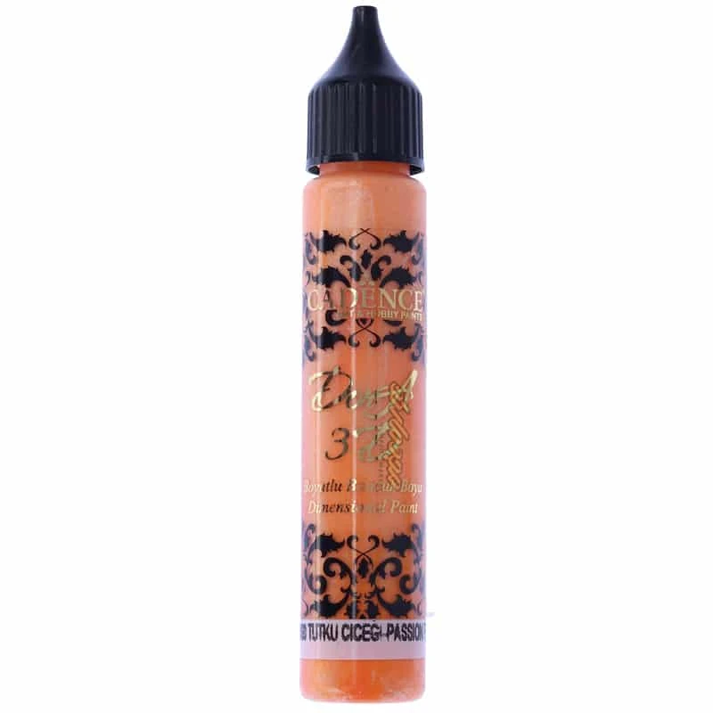 دورگیر نگینی (نقطه کوبی) نارنجی روشن PASSION FLOWER کد 5160 کادنس (2)