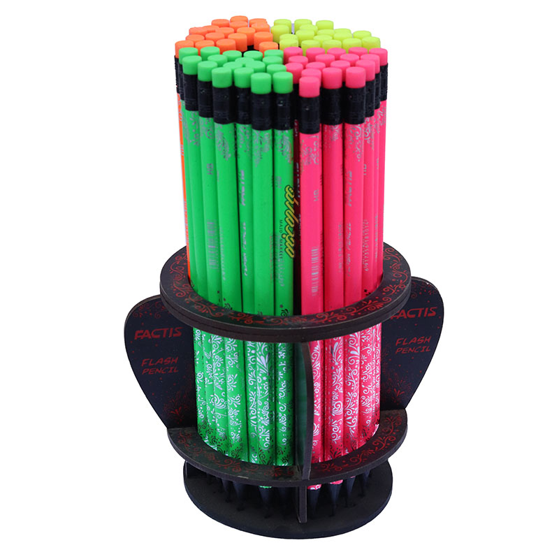 مداد مشکی 72 عددی فکتیس FACTIC FLASH