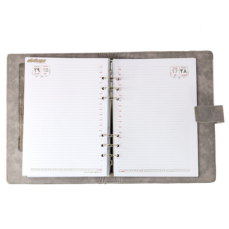 سالنامه (سررسید) 1402 کلاسوری طوسی کد 240 پاسارگاد (4)