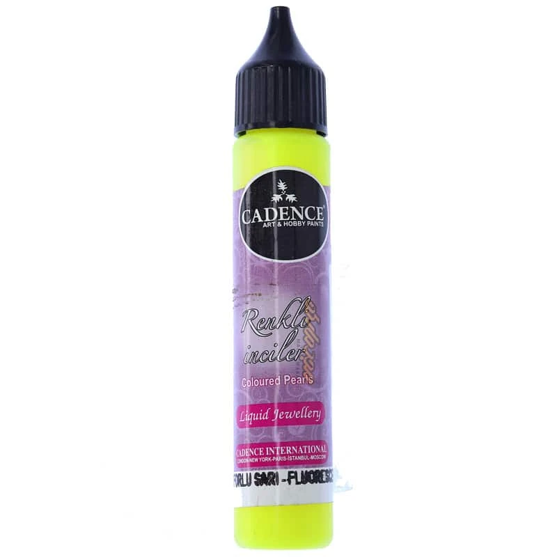 دورگیر نگینی (نقطه کوبی) زرد فلورسنت FRUORECENT YELLOW کد 573 کادنس (1)