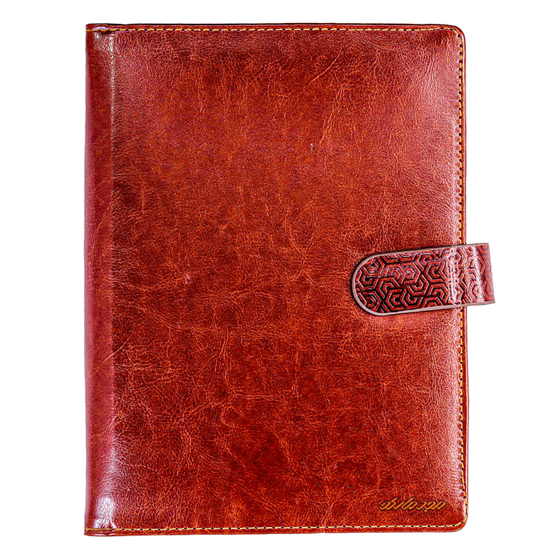 سالنامه (سررسید) 1402 کلاسوری ترمواکتیو زرشکی کد 241 پاسارگاد