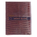 کیف پول کوچک کتابی چرم قهوه ای MONT (1)