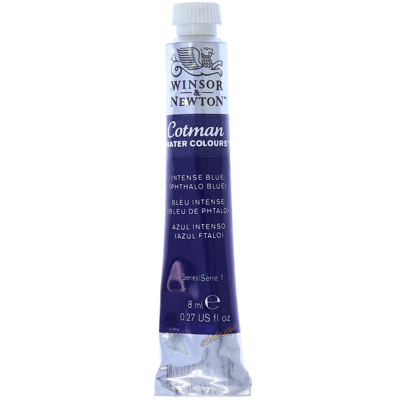 آبرنگ تیوپی آبی سیر (Intense Blue) کد 327 وینزور WINSOR