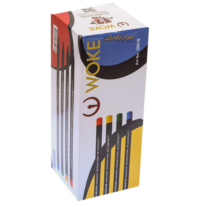 مداد مشکی 72 عددی بلک وود ووک WOKE (1)