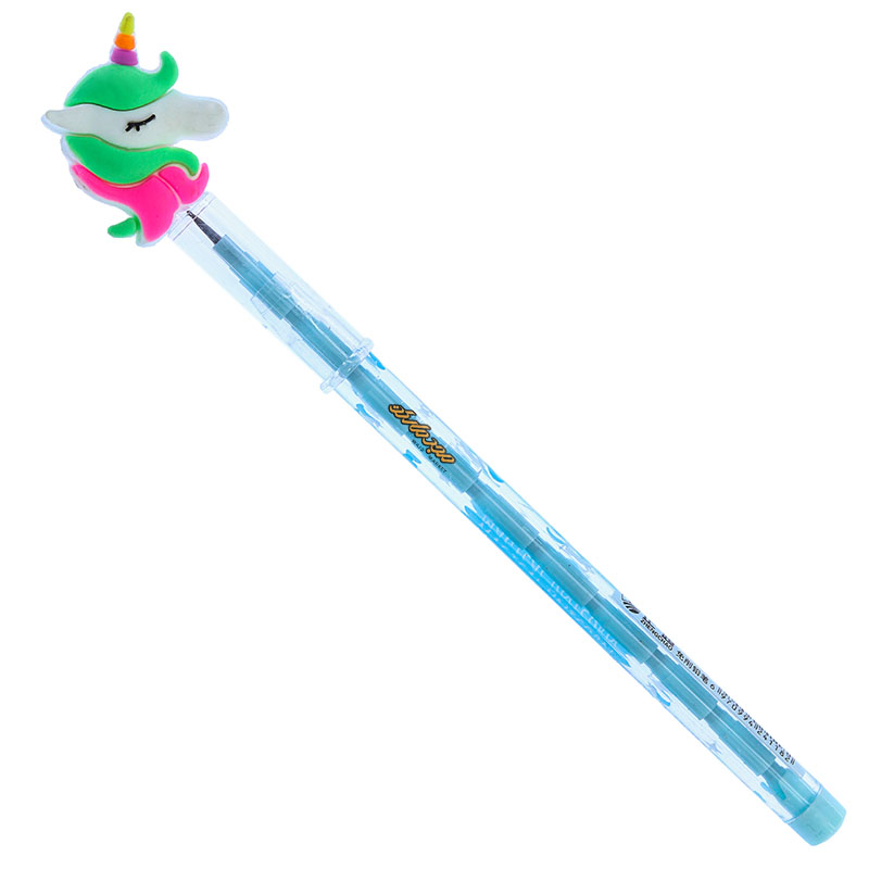 مداد فشنگی فانتزی طرح یونی کورن آبی 158