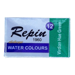قرص آبرنگ سبز ویردین (Virdian Hue Green) کد 12 رپین